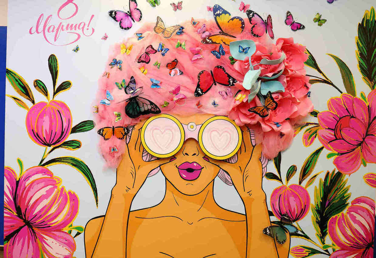 фотозона 8 марта весенняя фотозона 8 марта весенняя