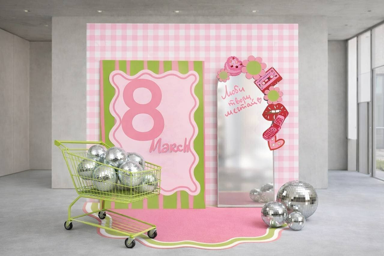 Фотозона 8 марта Фотозона 8 марта