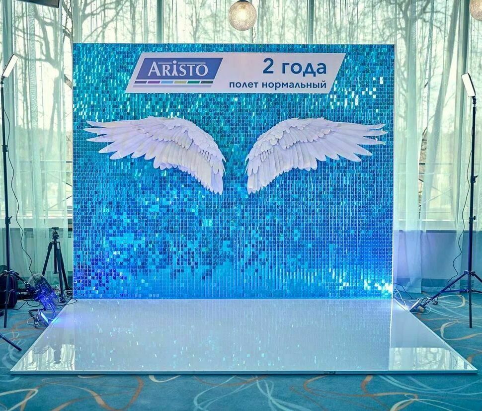 Фотозона с пайетками Фотозона с пайетками